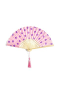 Polka Dot Folding Fan