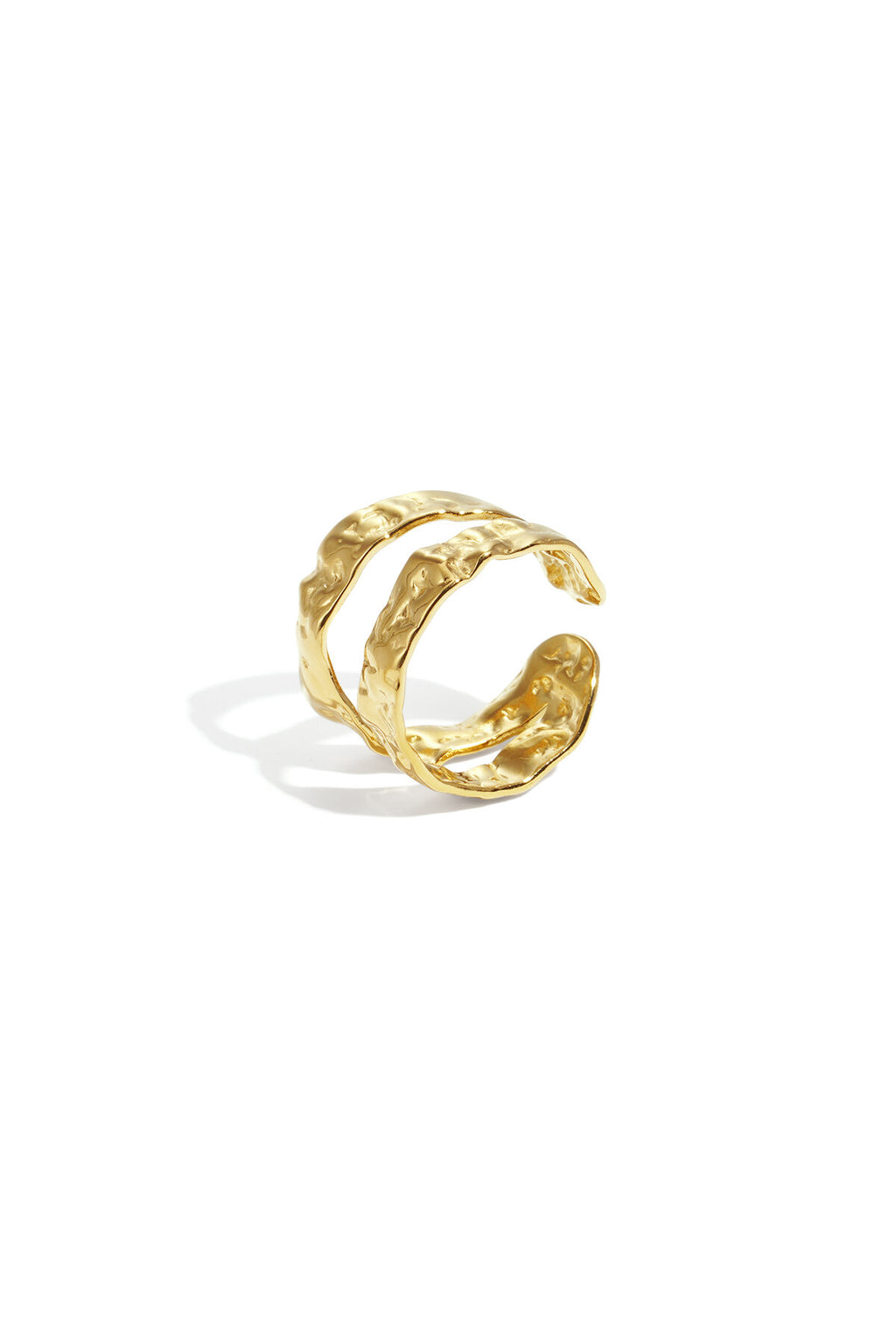 Textured double ring
