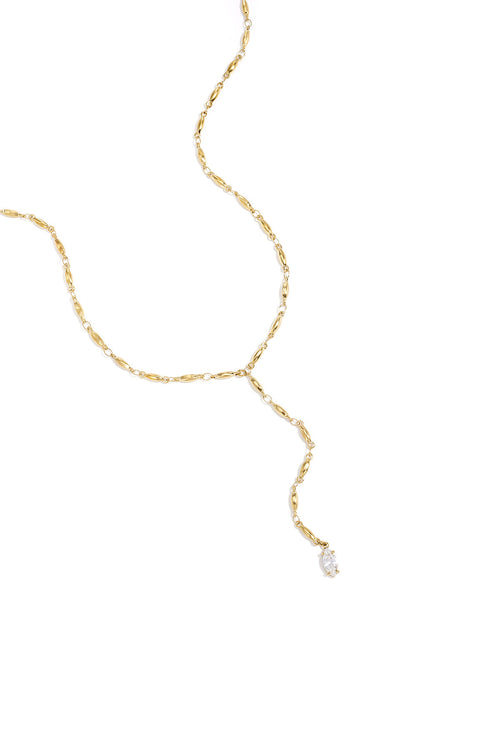 Necklace with hanging Rhinestone