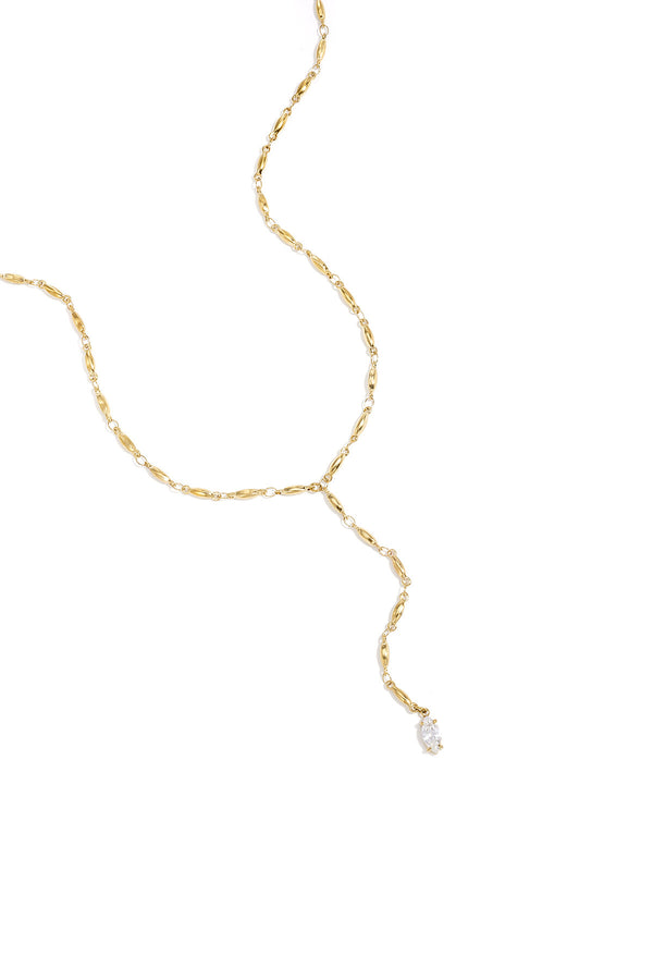 Aurora lariat necklace