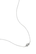 knotted charm necklace 