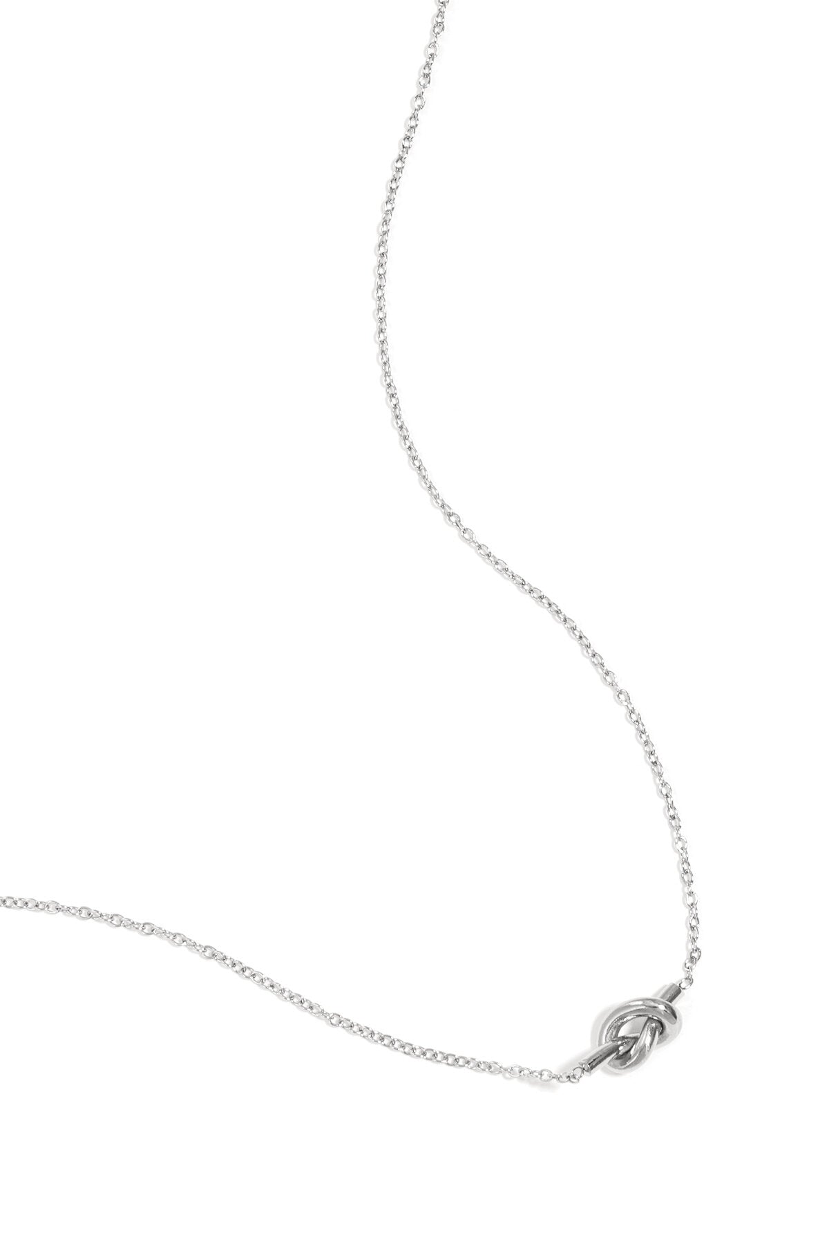 knotted charm necklace 