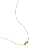 knotted charm necklace 